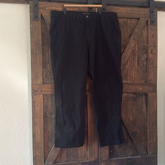 Carhartt Rugged Flex Relaxed Fit Canvas Work Pants 44x32 BN2291-M Black - Picture 3 of 15